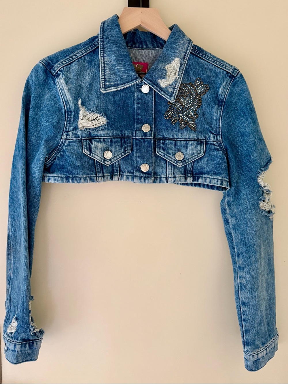Heaven by Marc Jacobs x Blumarine Studded Crop Jacket M